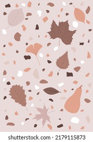 Ilustración vectorial de las plantas otoñales.