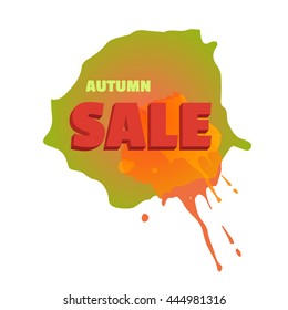 Vector illustration. Autumn sale.