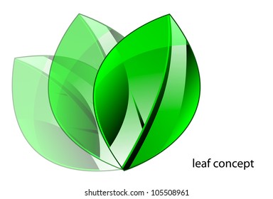 Vector illustration of autumn symbol. Leaf isolation over white background.
