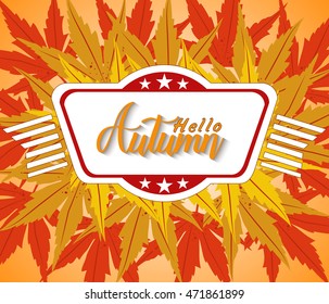 Vector illustration for autumn and thanksgving