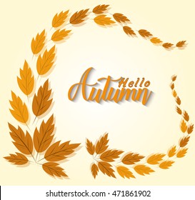 Vector illustration for autumn and thanksgving