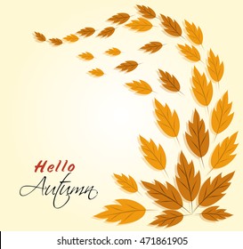 Vector illustration for autumn and thanksgving