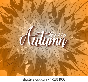 Vector illustration for autumn and thanksgving