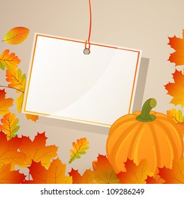 Vector Illustration of an Autumnal Background