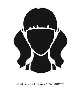 Vector illustration of avatar and dummy icon. Set of avatar and image vector icon for stock.