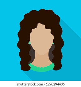 Vector illustration of avatar and dummy symbol. Collection of avatar and image stock symbol for web.