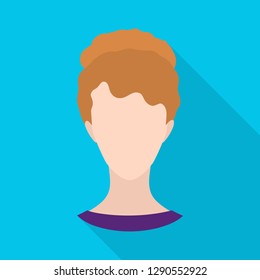 Vector illustration of avatar and dummy symbol. Collection of avatar and image stock symbol for web.