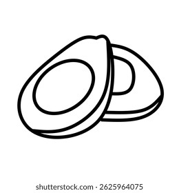 Vector illustration of avocado for education,poster,learning,aset,school and more