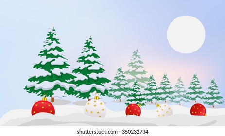 Vector illustration of awesome Christmas Background.