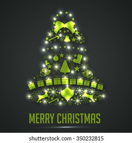 Vector illustration of awesome Christmas Background.