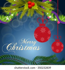 Vector illustration of awesome Christmas Background.