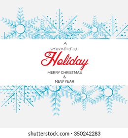 Vector illustration of awesome Christmas Background.