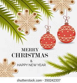 Vector illustration of awesome Christmas Background.