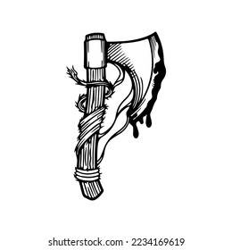 ilustración vectorial del concepto de detalle de ax
