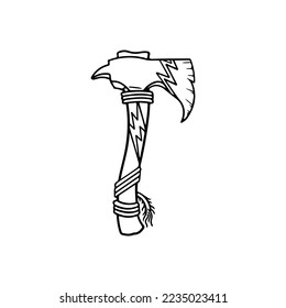 vector illustration of ax line concept
