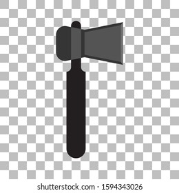vector illustration of ax. wood ax element.