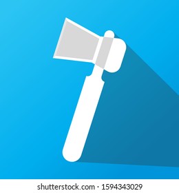 vector illustration of ax. wood ax element.