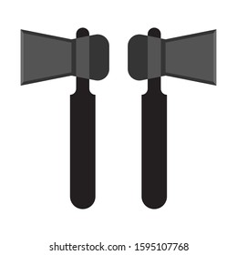 vector illustration of ax. wood ax element.