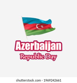 vector illustration of Azerbaijan republic day 