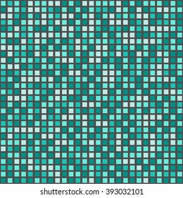 vector illustration of azure tiled mosaic background