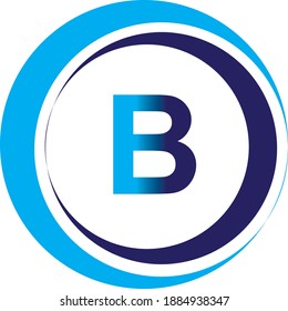 Vector illustration of B letter logo