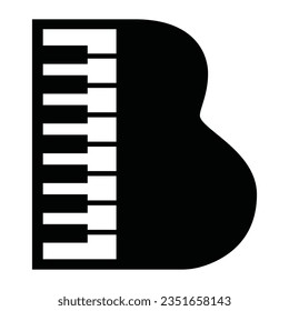 Vektorgrafik des B-Piano-Logos