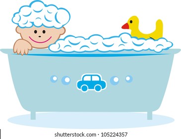 Vector illustration of baby