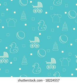 Vector illustration. Baby background