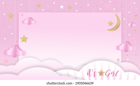 Pink Background Baby Girl gambar ke 2