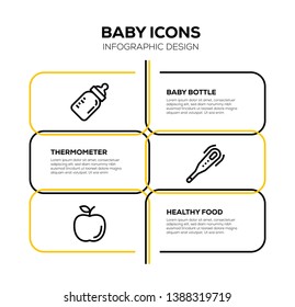 VECTOR ILLUSTRATION OF BABY ICON SET