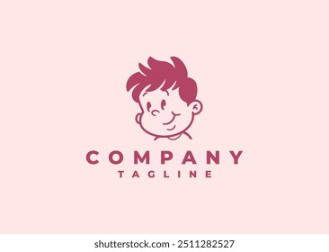 Vector illustration of Baby Modern Logo Design