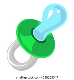 Vector illustration of baby pacifier