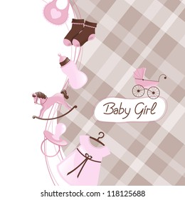 Vector Illustration of a Baby Shower