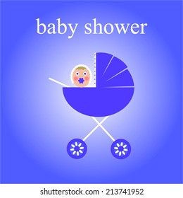 Vector illustration of Baby shower