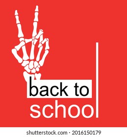 vector illustration back to school