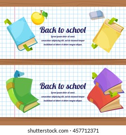 Vector illustration Back to school background