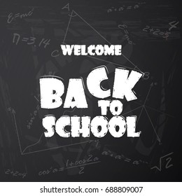 Vector illustration of Back to school background