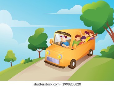 Vector Illustration of Back To School. Best for Book Covers, Backgrounds, Poster, Infographic, vector art