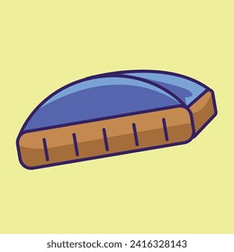 Vector Illustration Back to School Color Editable, Ruler, Notes, Book, Pallet, Globe, Medal, Chalk, School
