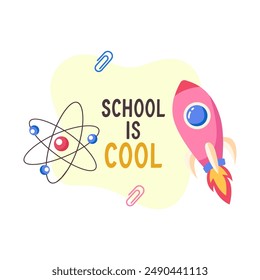 Vektorillustration für die Schulzeit
