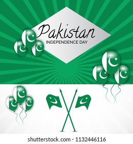 Vector illustration of a background for 14th of august Pakistan Independence Day Cultural .
