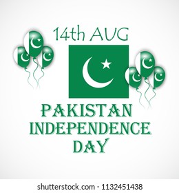 Vector illustration of a background for 14th of august Pakistan Independence Day Cultural .