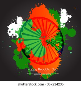 Vector Illustration or background for 26 January, republic day India