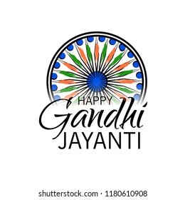  Vector illustration of a Background for 2nd October Gandhi Jayanti Celebration.