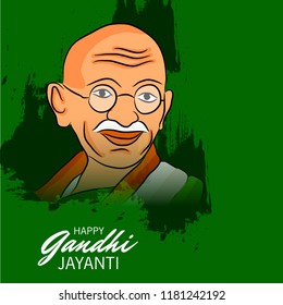 Vector illustration of a Background for 2nd October Gandhi Jayanti Celebration.