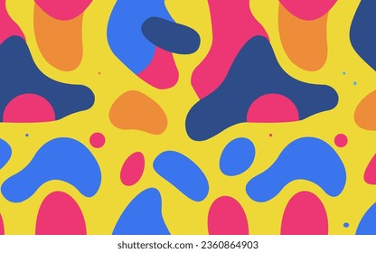 Vector illustration of a background with an abstract concept, full of colors pleasing to the eye