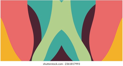 Vector illustration background with abstract concept, colorful and modern