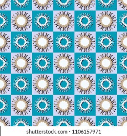 Vector illustration of a background of abstract decorative figures. Design elements for Scrapbook. Can be used for wallpapers, fills images, background, surface