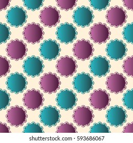 vector illustration background of abstract decorative flowers