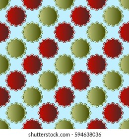 vector illustration background of abstract decorative flowers